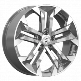 КиК Premium КР015 (19_Haval Dargo) 7.5x19 PCD5x114.3 ET40 DIA 66.6  Diamond gloss graphite